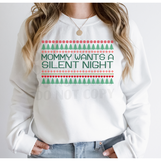 Mommy wants a Silent Night  DTF