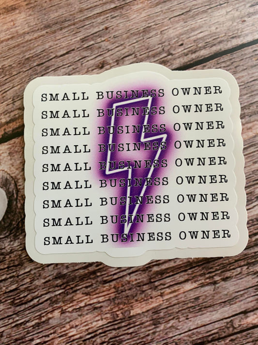 P13 Small Business Owner (Purple Lightning) DC