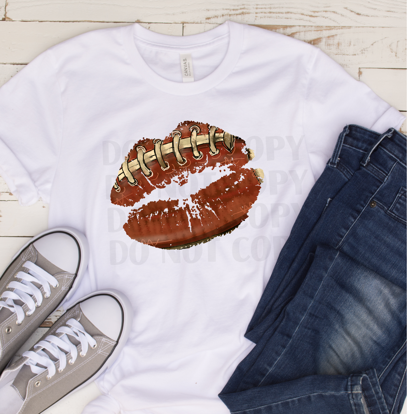 Football lips  DTF