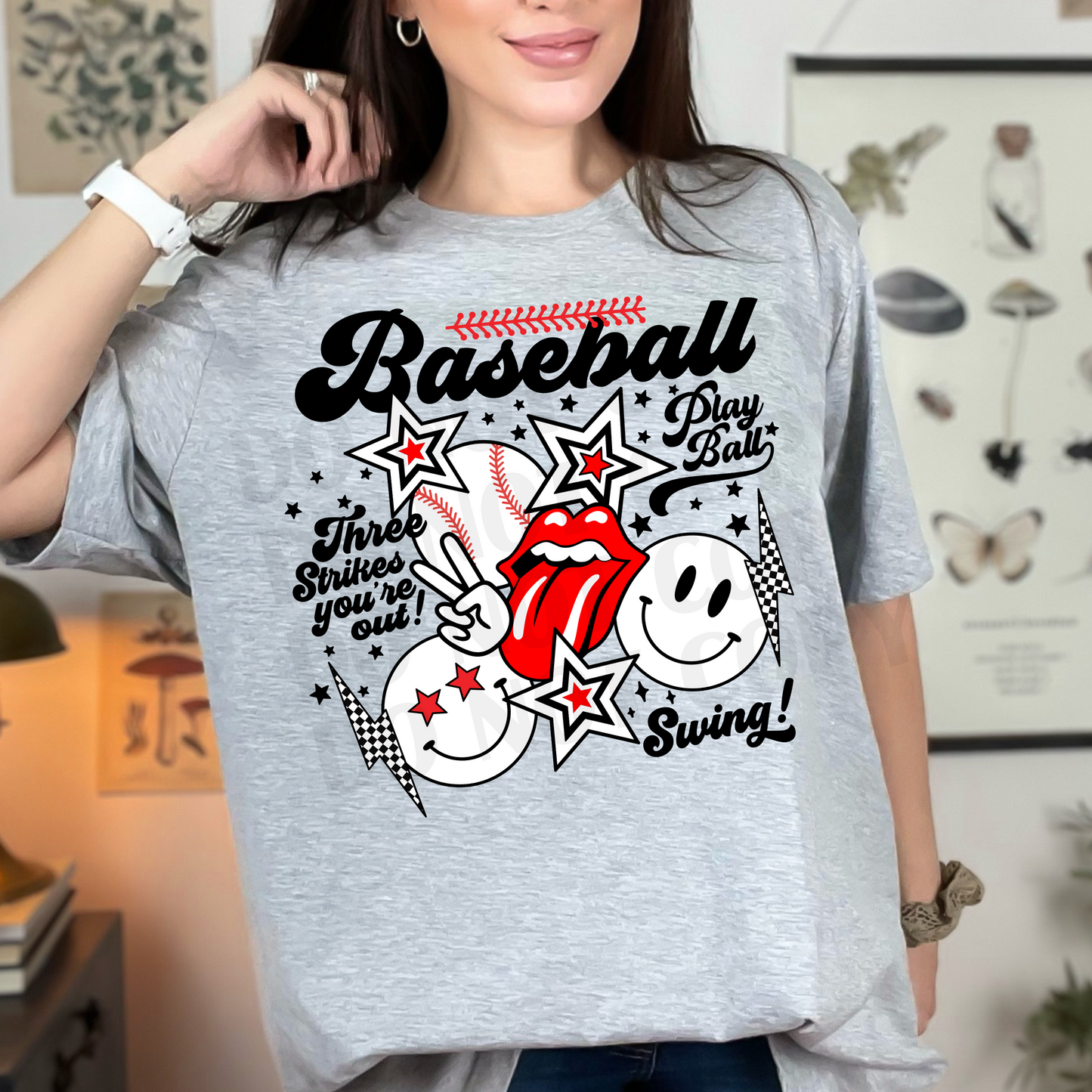 Baseball Three Strikes You're Out DTF