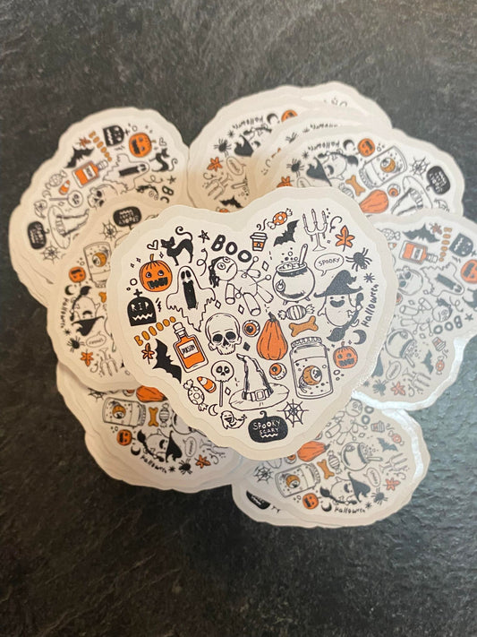 Halloween Heart   diecut