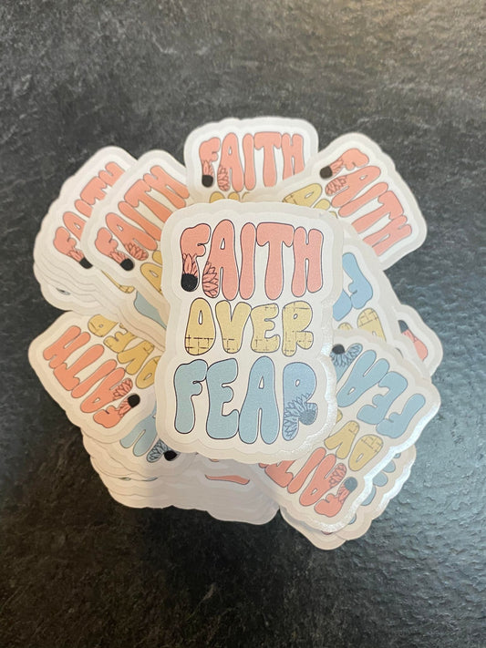 F39 Faith Over Fear diecut