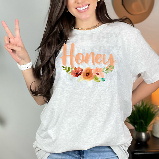 Honey Tan Floral DTF