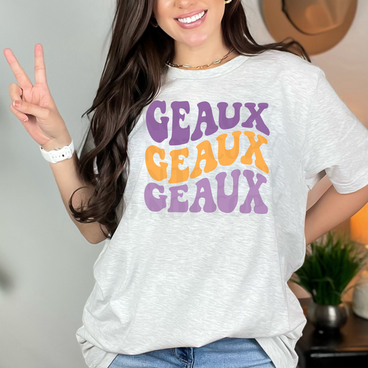 Geaux Geaux Geaux DTF