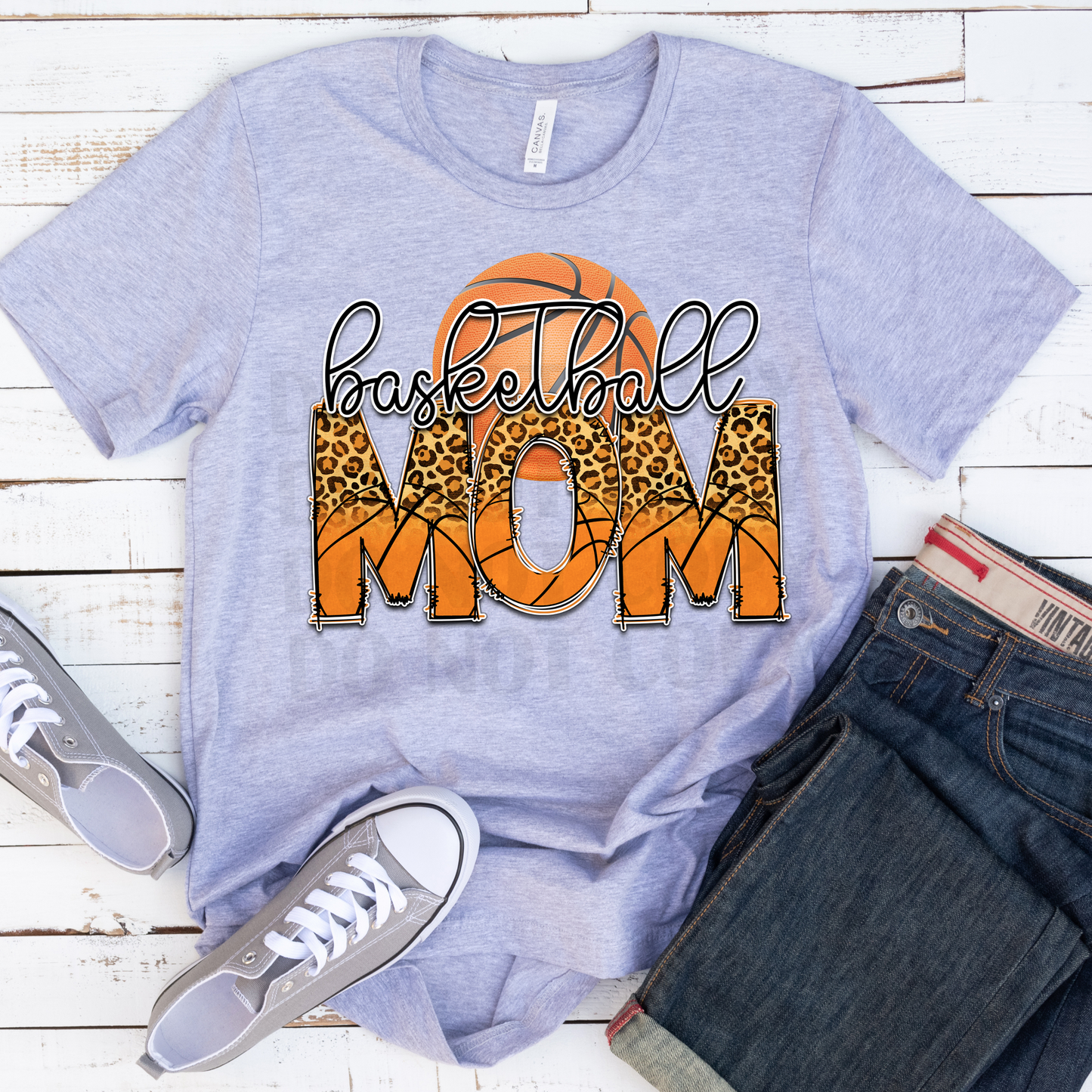 Basketball Mom (Leopard) DTF