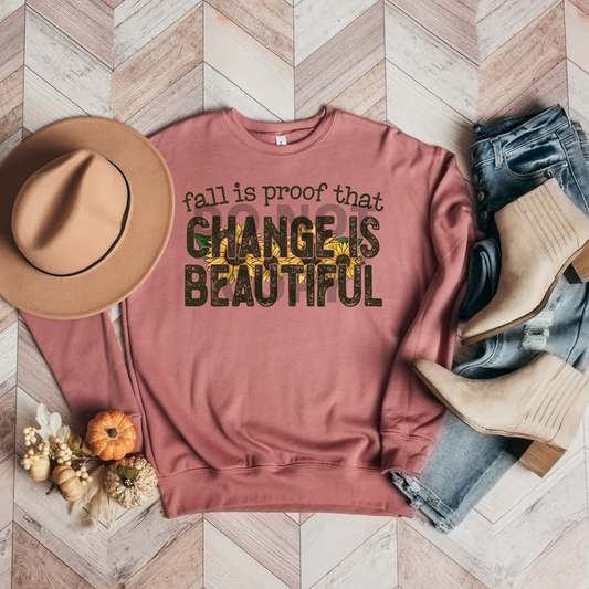 Fall is proof that Change is Beautiful   DTF