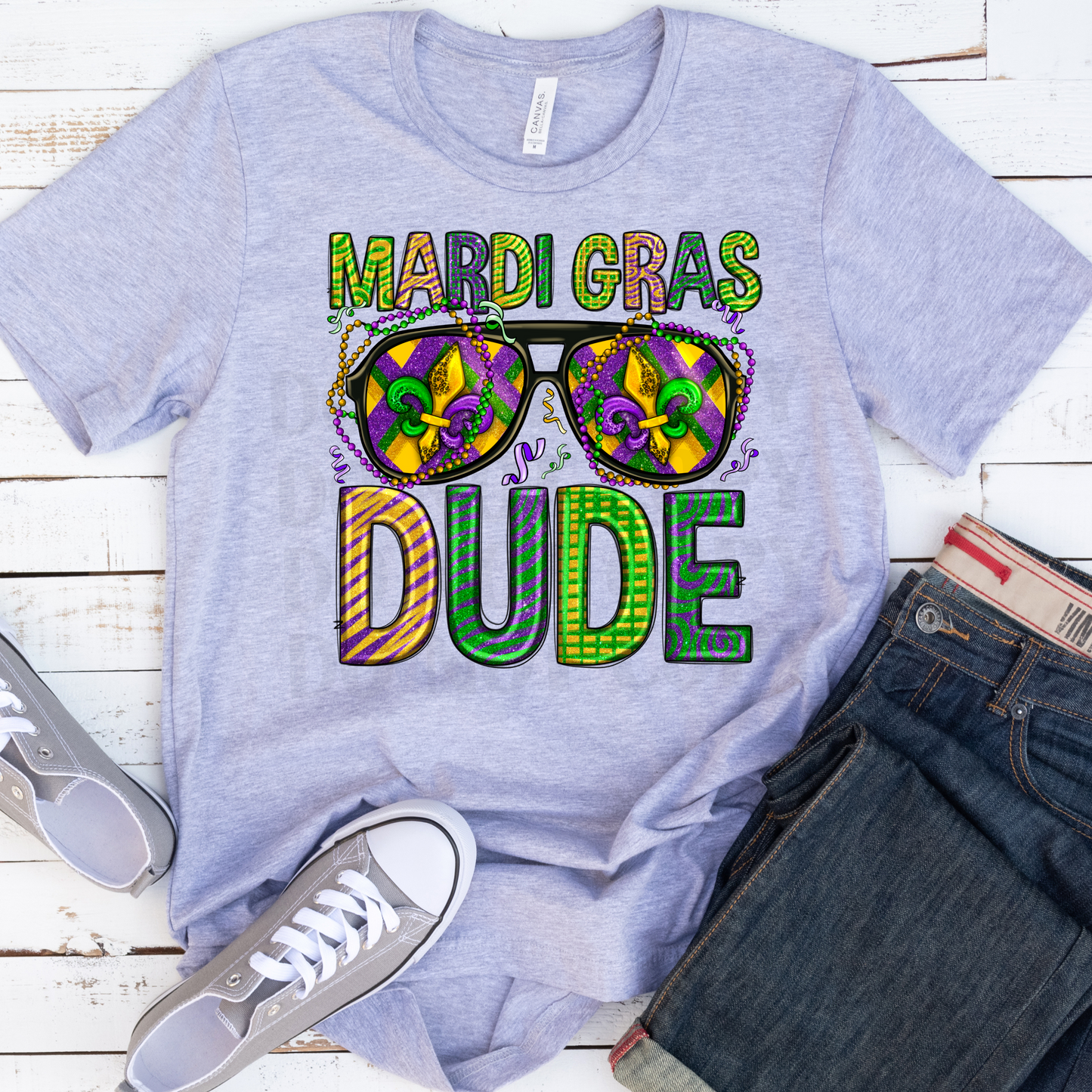 Mardi Gras Dude DTF