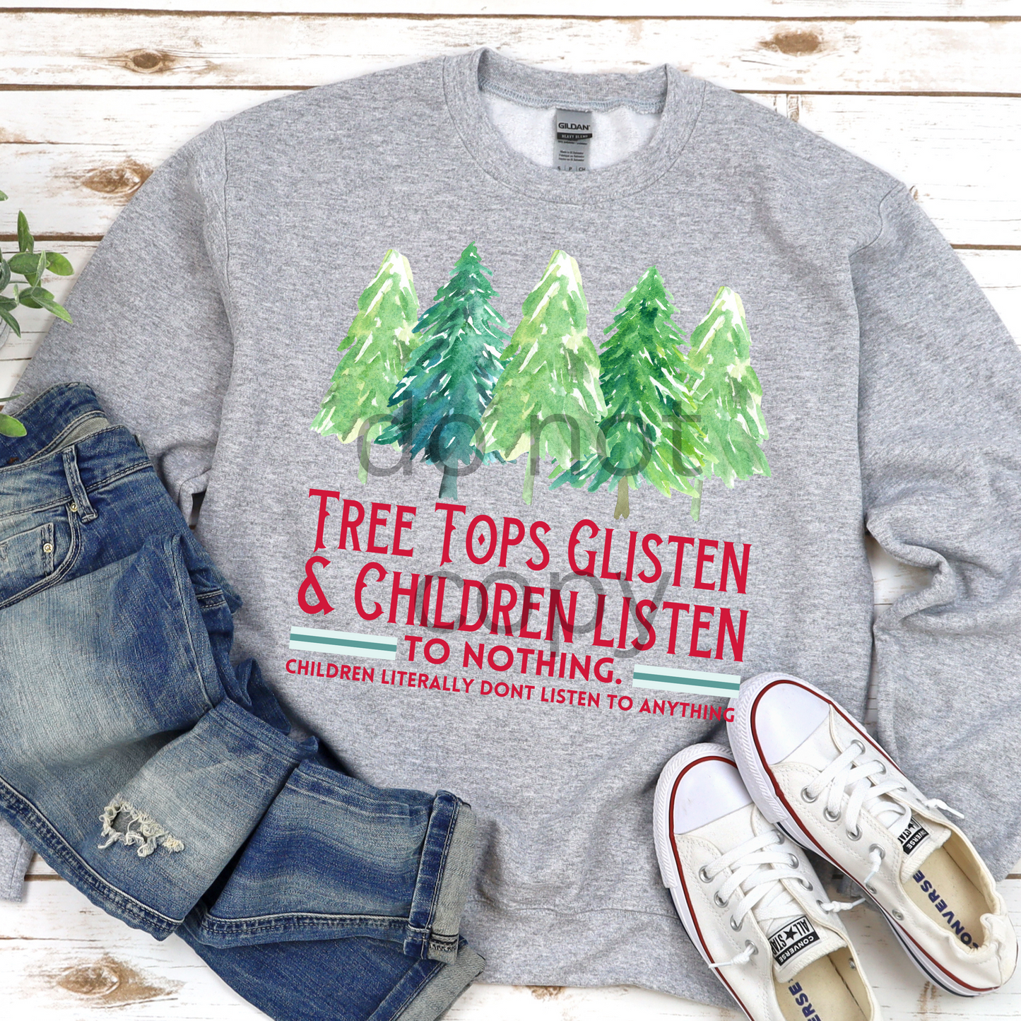 Treetops Glisten and Children Listen, To Nothing  DTF