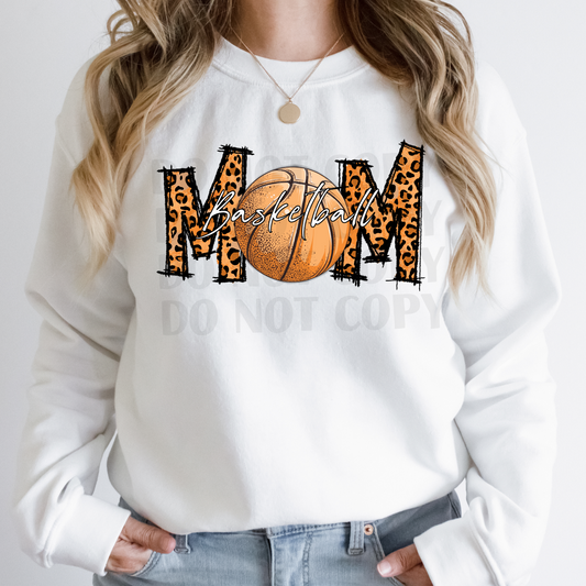 Basketball mom (Leopard)  DTF