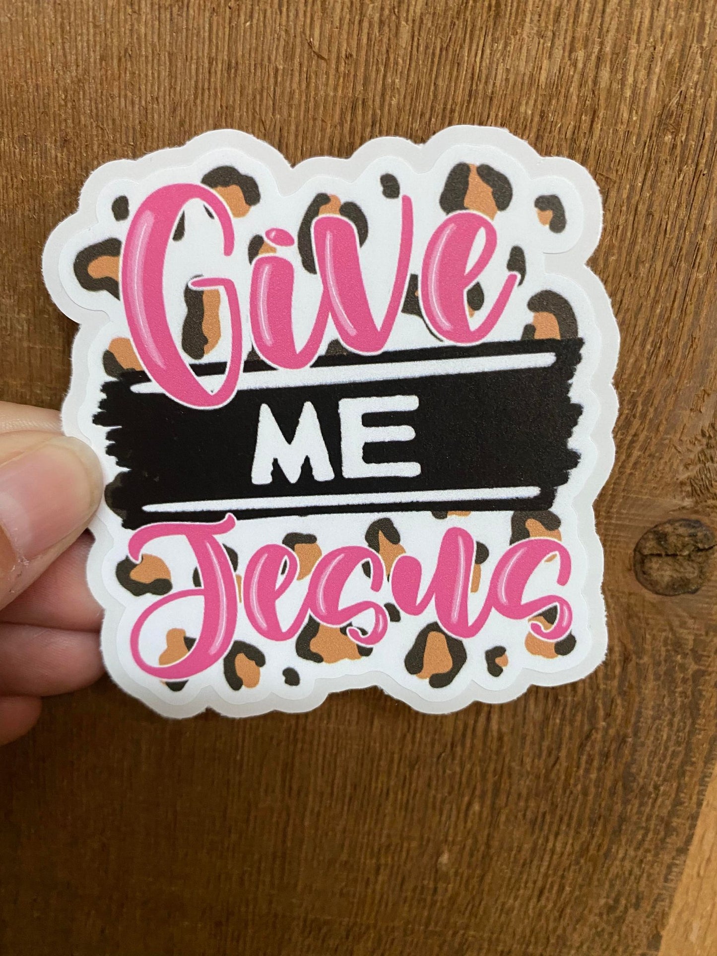 F38 Give me Jesus diecut