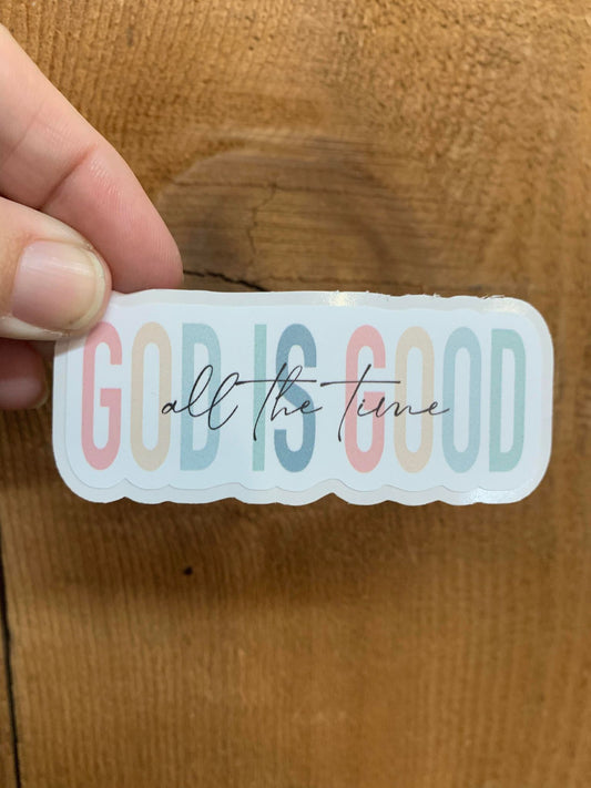 F31 God is Good all the time diecut