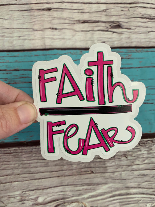 F23 Faith over Fear Die cut