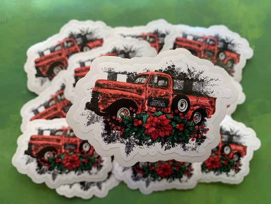 DC Christmas truck diecut