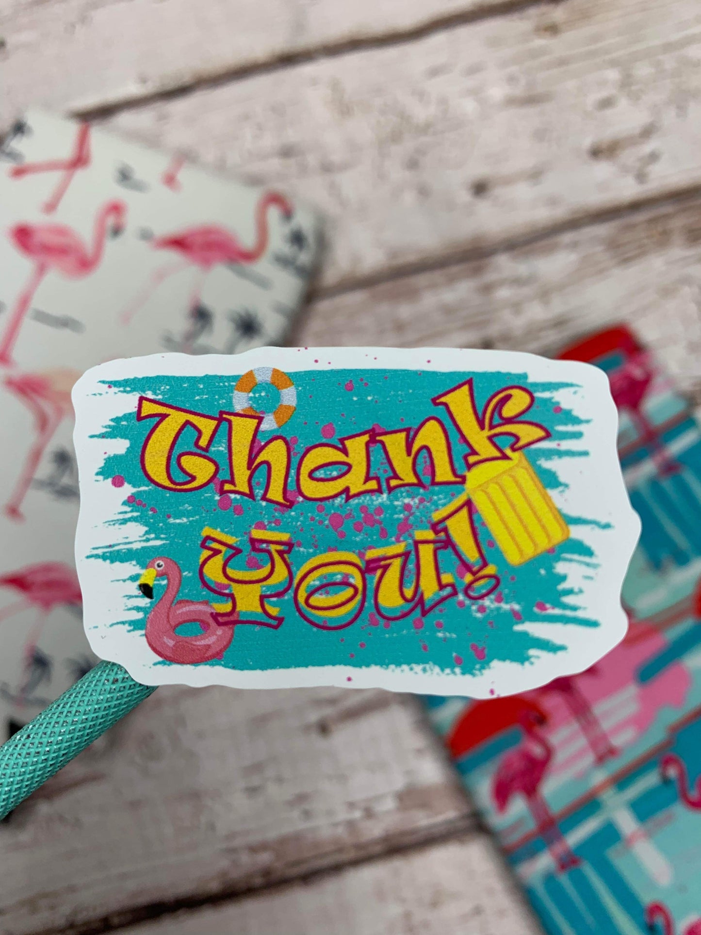 Thank You (Summer Floaties) sticker sheet