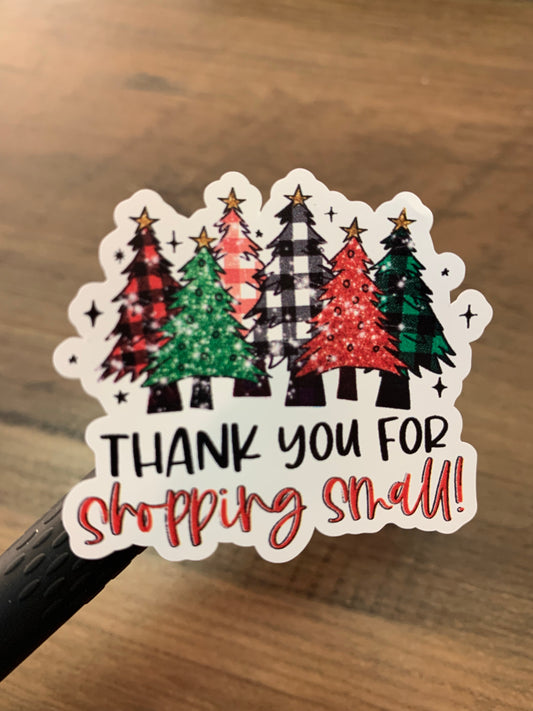 Thank you for shopping small Christmas