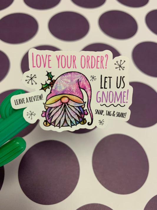 Love your order Let us Gnome 100CT