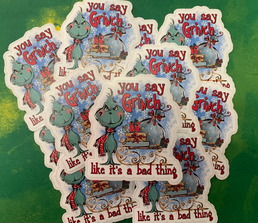 DC You say Grinch like it’s a bad thing! Diecut