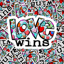 Love Wins  diecut