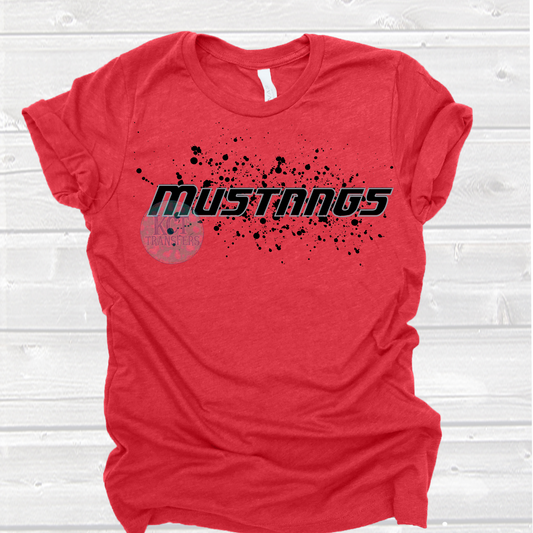 Mustangs (splatter)  DTF