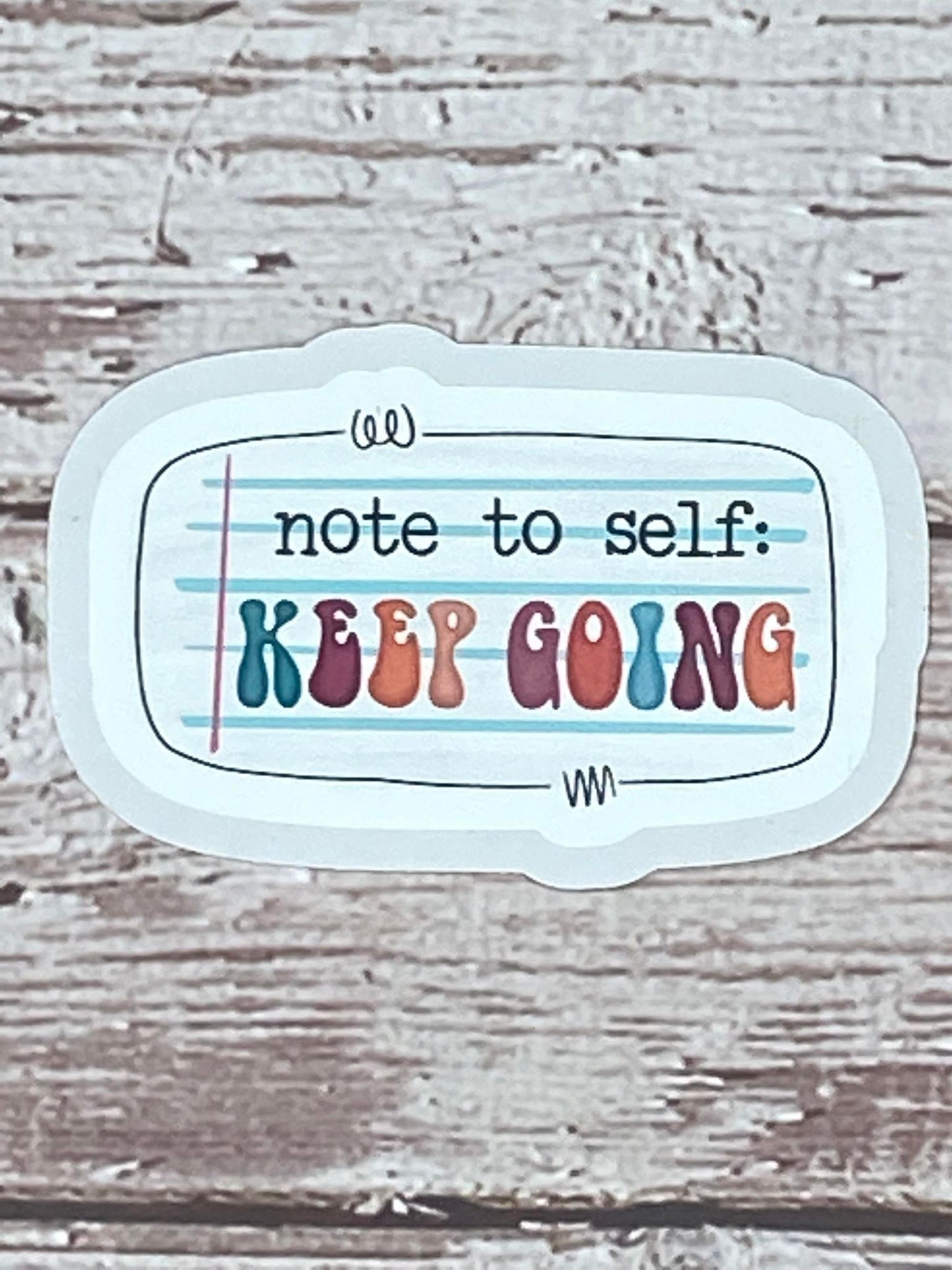 MH46 Note to self: Keep Going DC