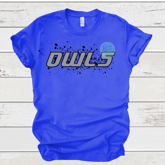 Owls (splatter)  DTF