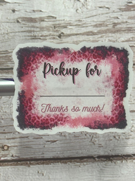 Pickup For sticker sheet (Pink Leopard)