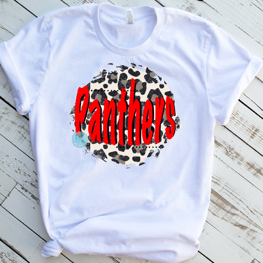 Panthers (red font), Leopard  DTF