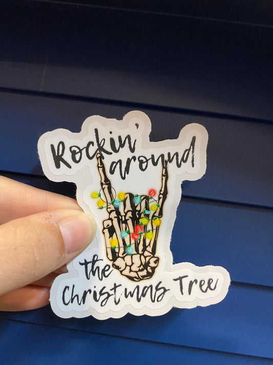 Rockin' Around the Christmas Tree  diecut