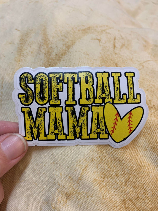 SP05 Softball Mama  diecut