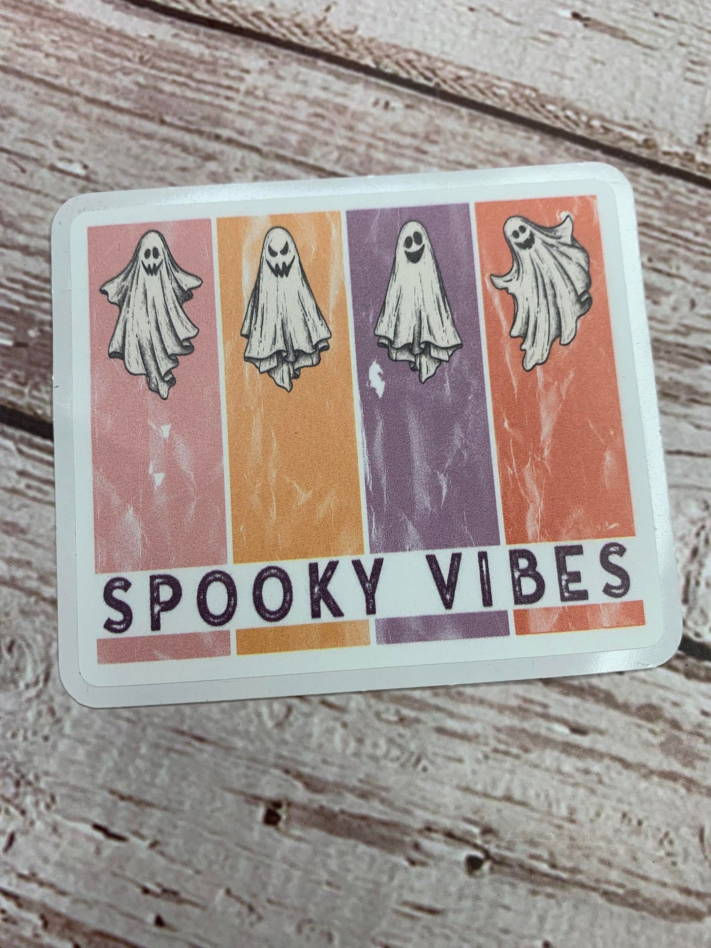 4 Ghosts, Spooky Vibes diecut