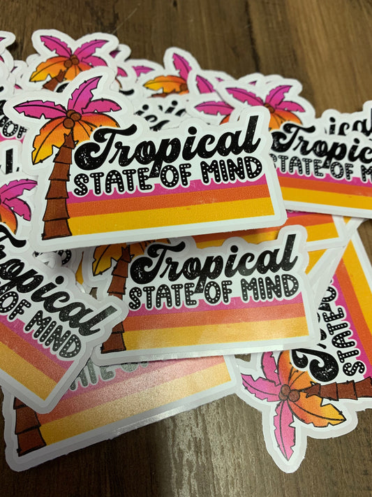 SM12 Tropical State Of Mind diecut